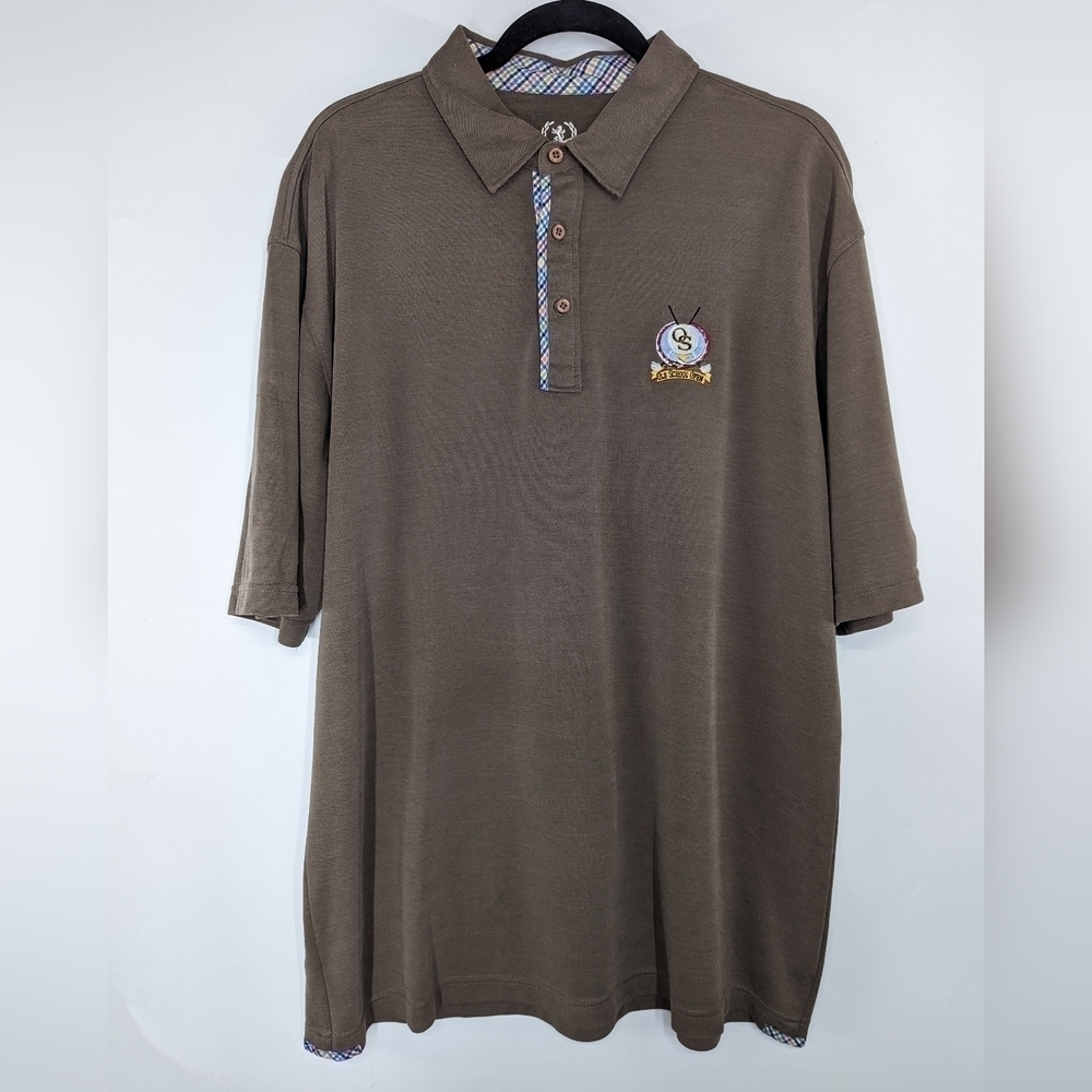 Men's BUGATCHI UOMO Old School Open Polo Shirt